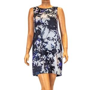 Theory Cannelia Sleeveless Dress Floral Size 2